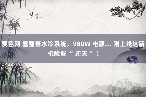爱色网 塞整套水冷系统，980W 电源... 刚上线这新机险些 “ 逆天 ” ！